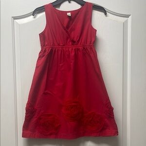 Old Navy Red Embellished Sleeveless Sundress
